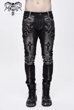 Pantalon DEVIL FASHION 'dark Cross'