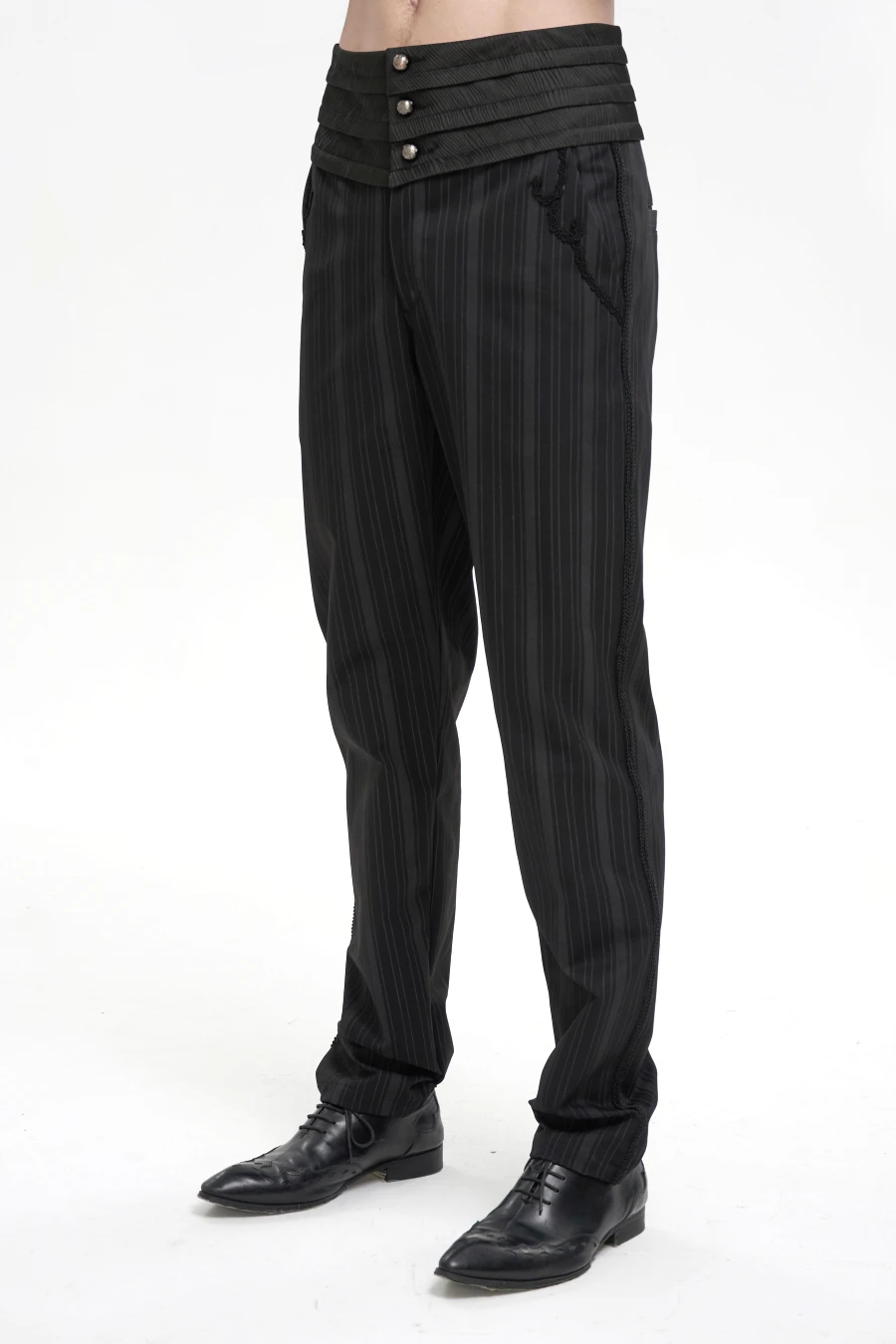 Pantalon Victorien Noir DEVIL FASHION 'Modares'