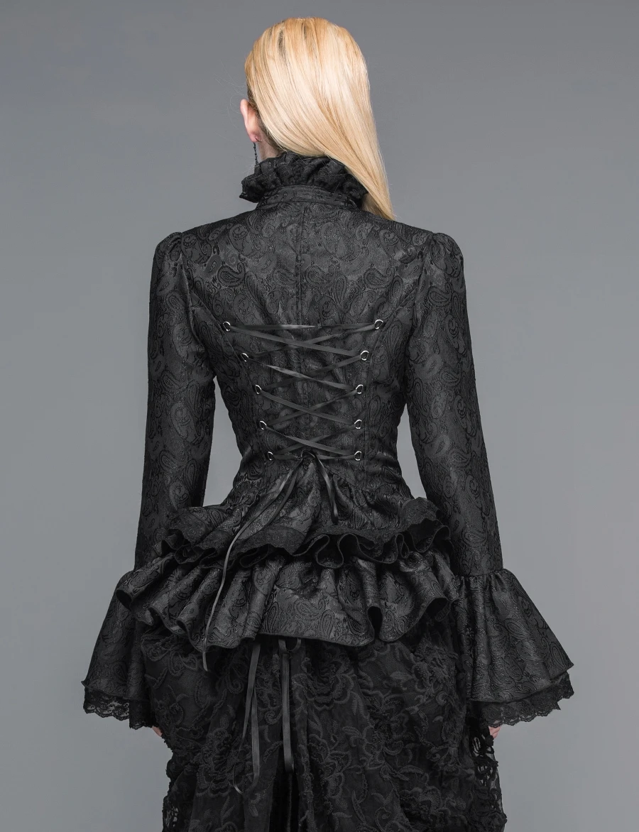 Chemisier Gothique Noir DEVIL FASHION – Image 6