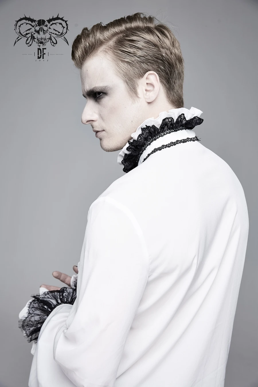 Chemise à Jabot DEVIL FASHION 'gothic Palace' – Image 4