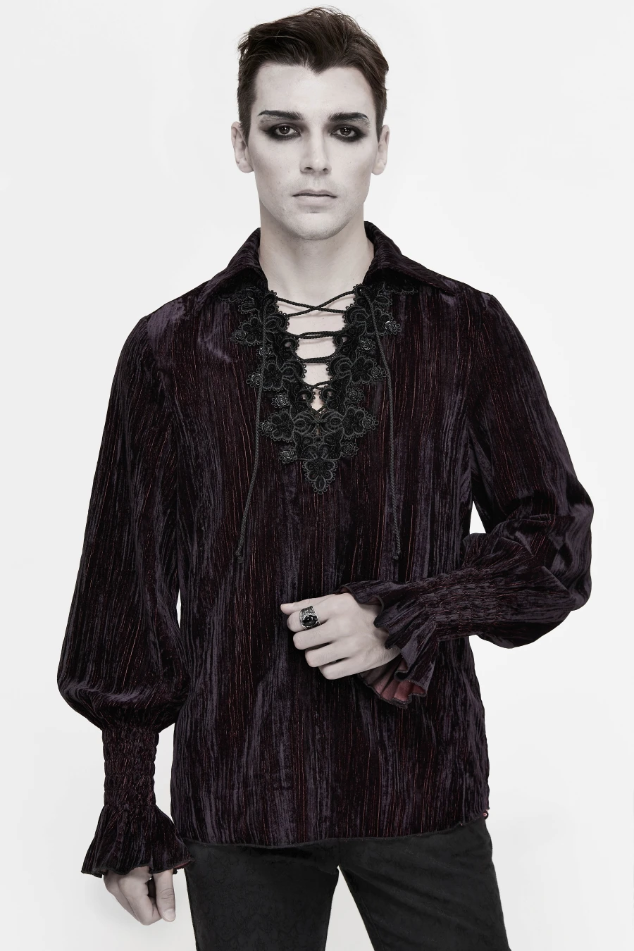 Chemise Vampire DEVIL FASHION 'aleister'