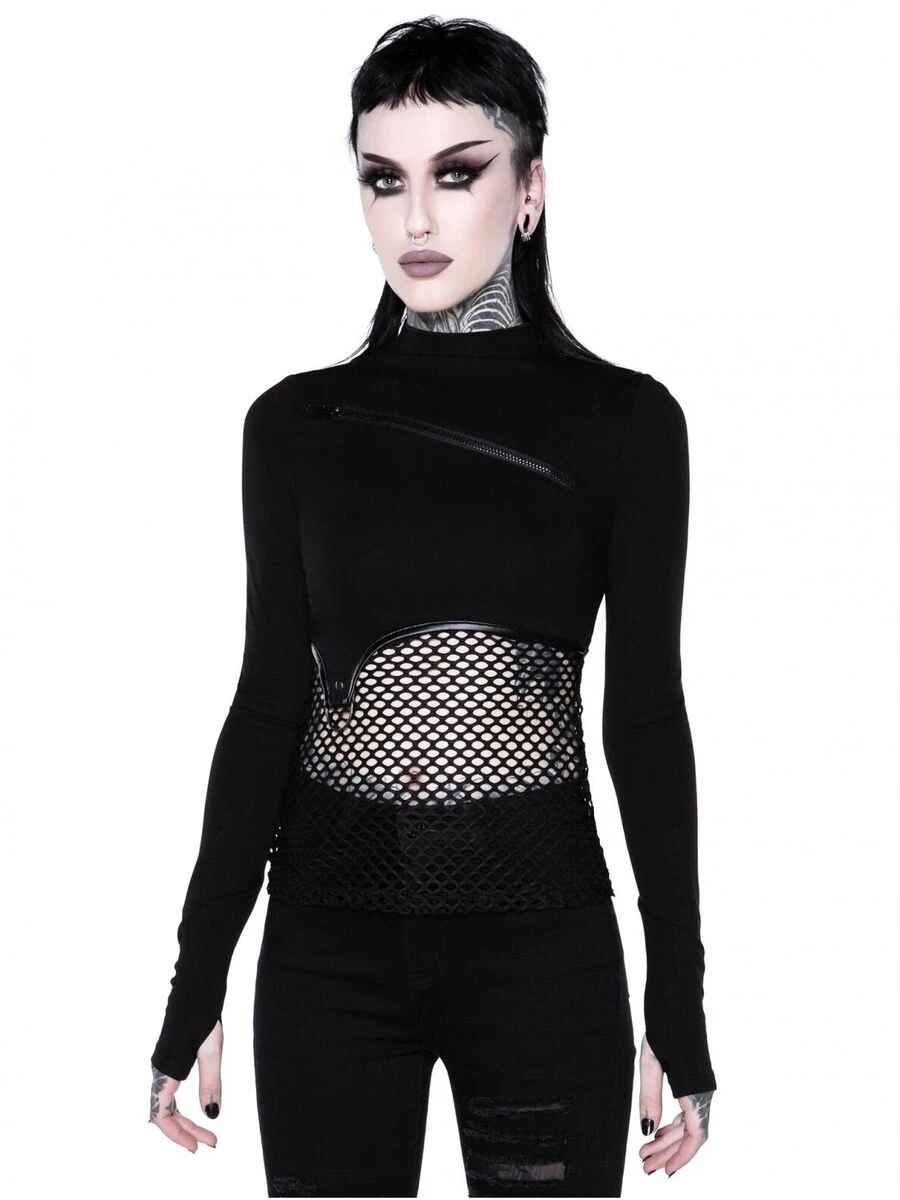 Haut KILLSTAR 'sindi Fishnet'