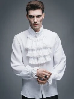 Chemise Victorienne Blanche DEVIL FASHION