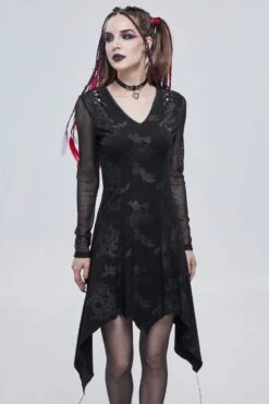 Robe Goth DEVIL FASHION 'sorcière Noire'