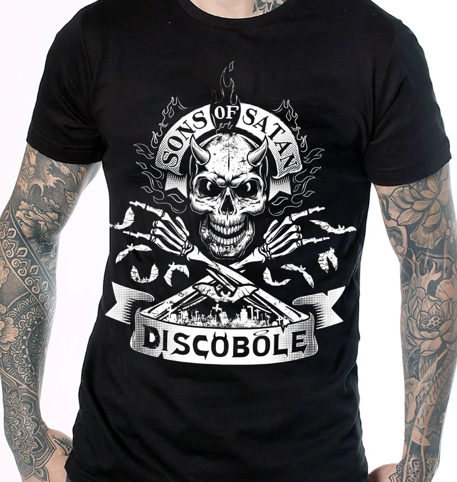 T-shirt Unisexe DISCOBOLE 'Sons Of Satan'