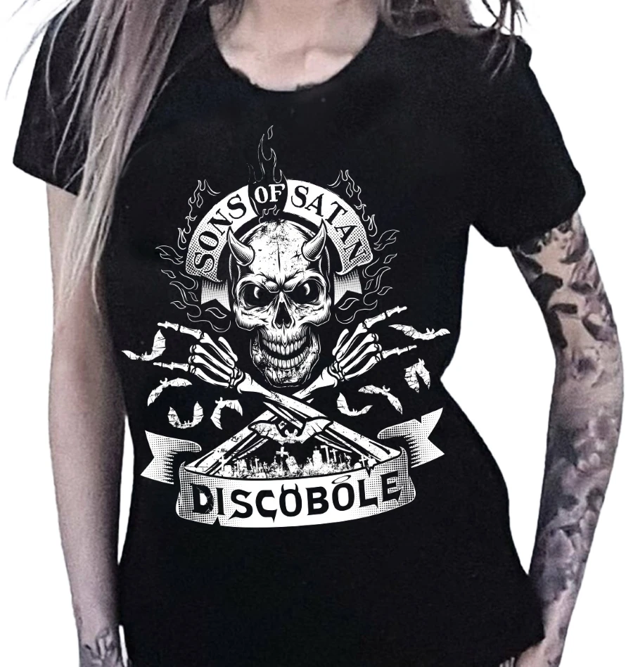 T-shirt Unisexe DISCOBOLE 'Sons Of Satan' – Image 2