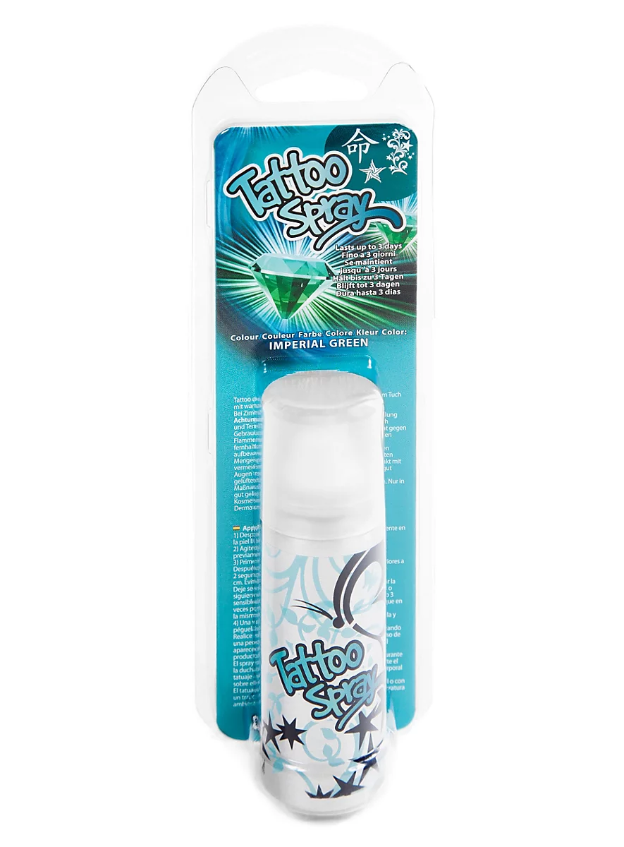 Spray Pour Tatouage Vert