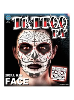 Sugar Man Tatouage Adhésif Pour Le Visage