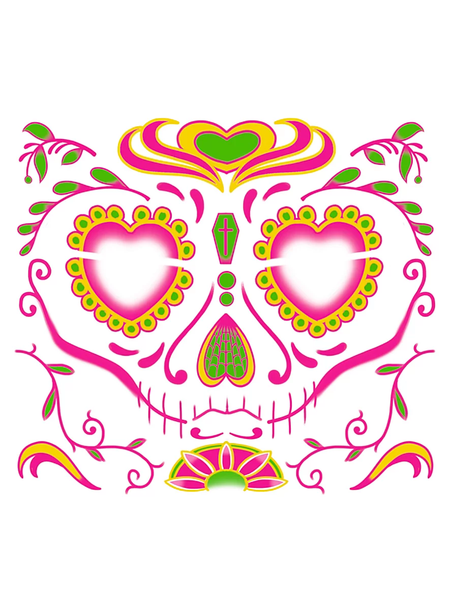 Tatouage Adhésif Pour Le Visage Sugar Woman – Image 2