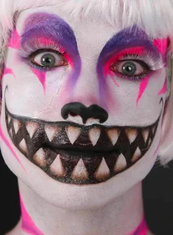 Tatouage Décalcomanie Grande Bouche De Chat Ricanant