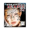 Tatouage Décalcomanie Visage Léopard