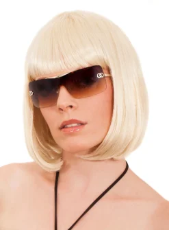 Tête De Page Blond Perruque