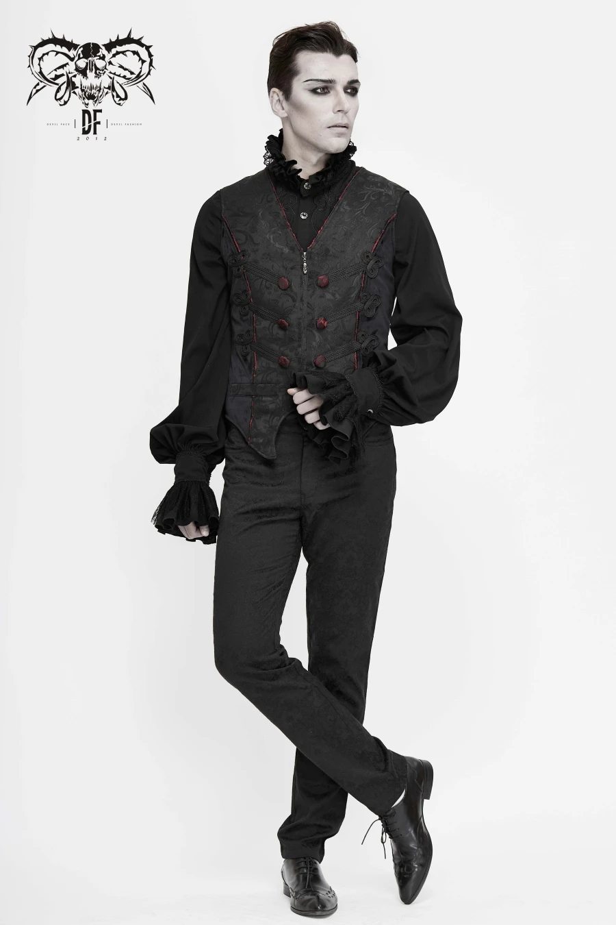 Gilet Jacquard DEVIL FASHION 'Lord Attira' – Image 4