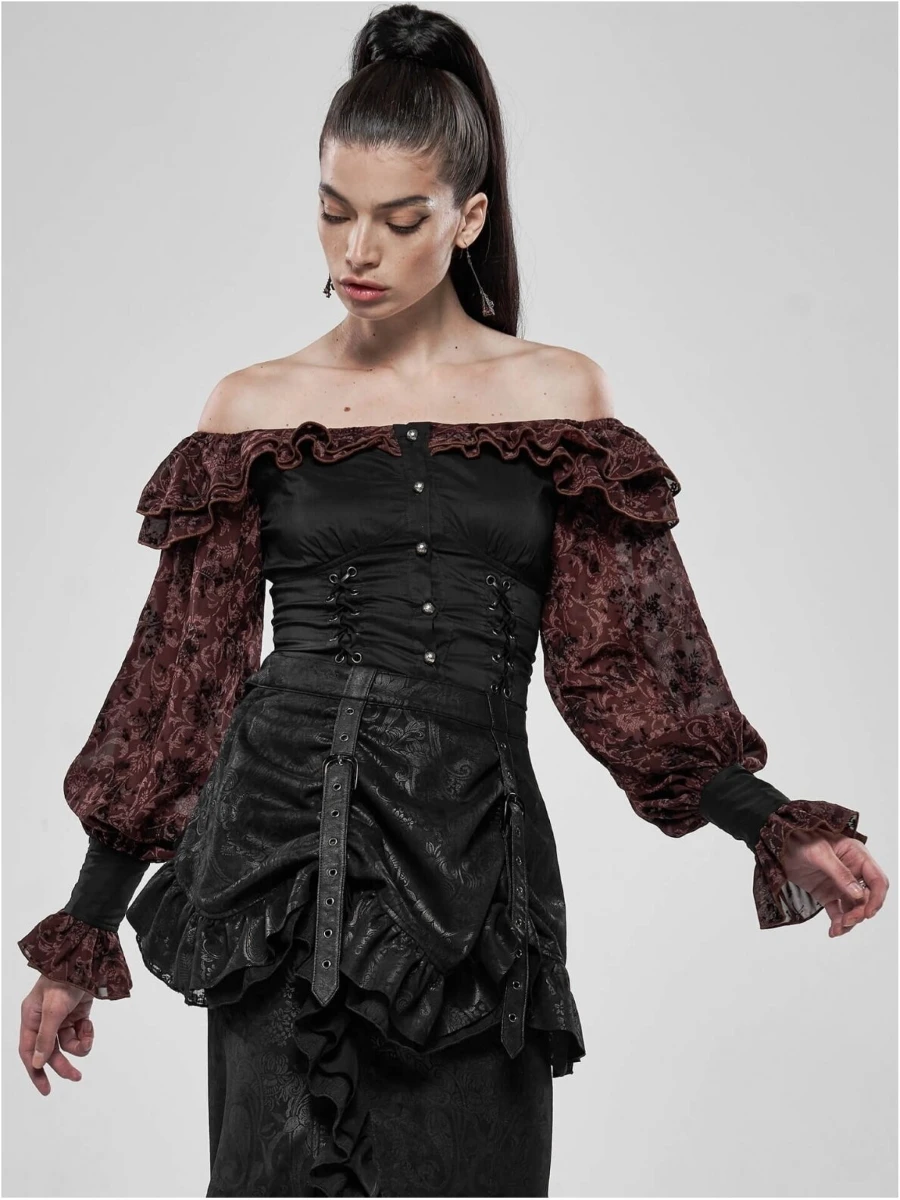 Chemisier Victorien PUNK RAVE – Image 3