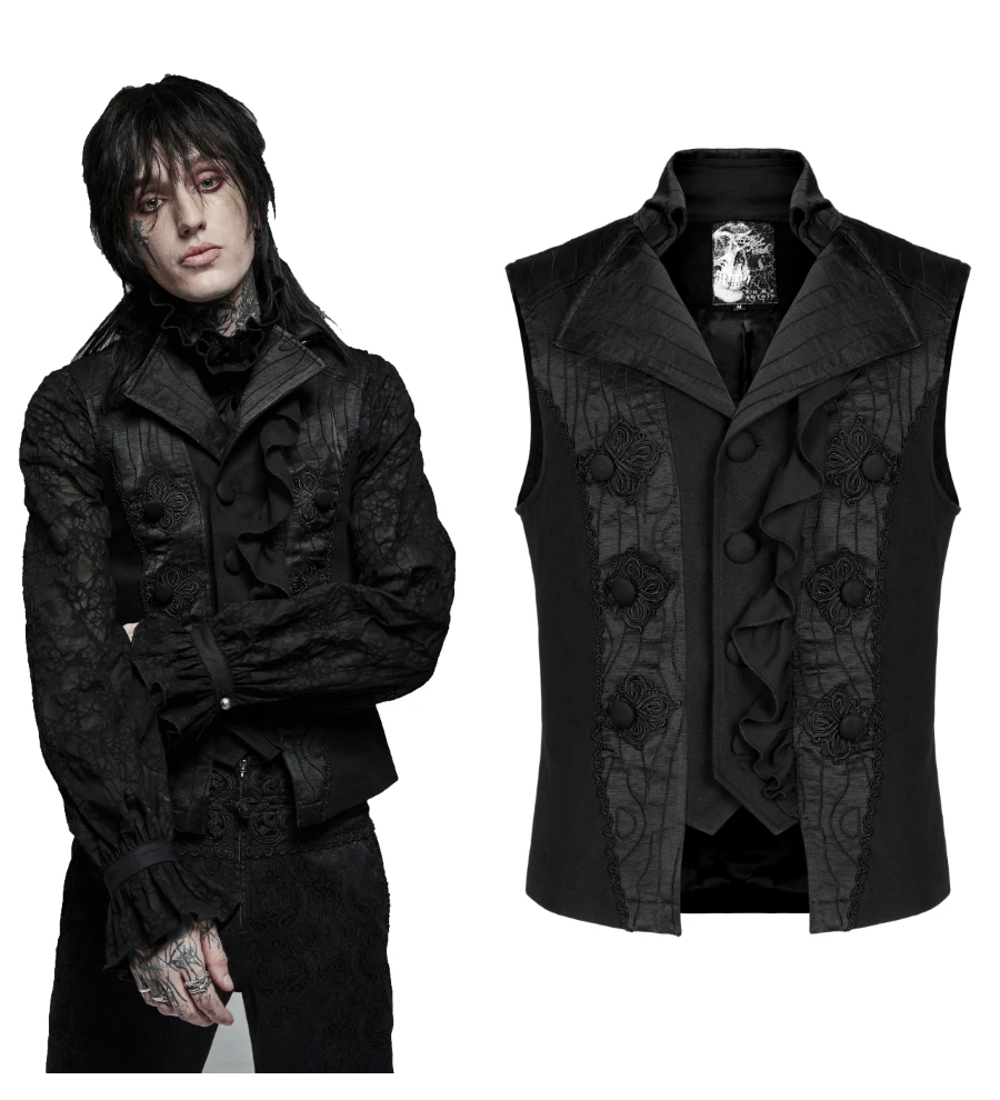 Gilet Jacquard Sans Manches PUNK RAVE