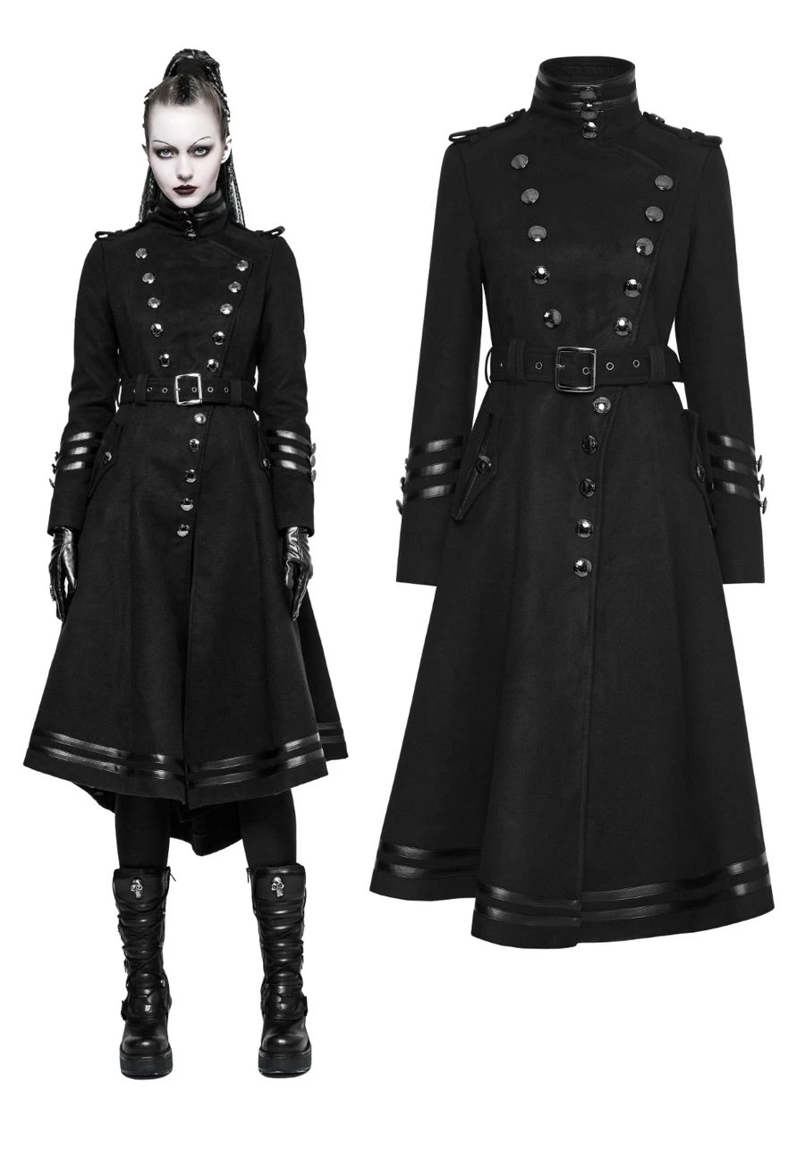 Manteau Femme PUNK RAVE 'miss Sergent'